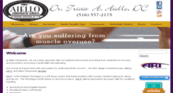 Desktop Screenshot of aiellochiropractic.com